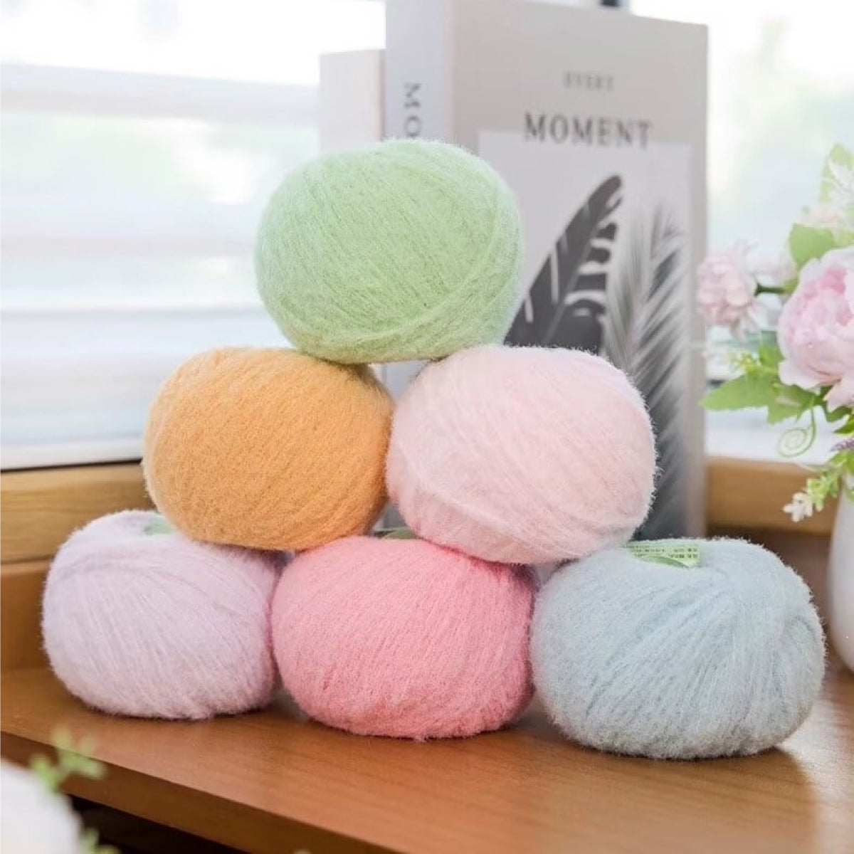 Puni Yarn(ぷにヤーン)50g|もちもちふわふわのやわらか毛糸|新感覚のふんわりヤーン|あみぐるみ・秋冬のマフラーや帽子に|全27色