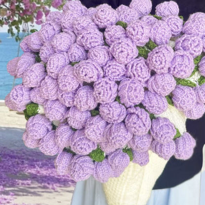 【完成品】枯れないお花の贈り物 花モチーフ 花束ブランケット 完成品 80cm 全3色｜ひざ掛け おくるみ 出産祝い 母の日 誕生日 ギフト プレゼント